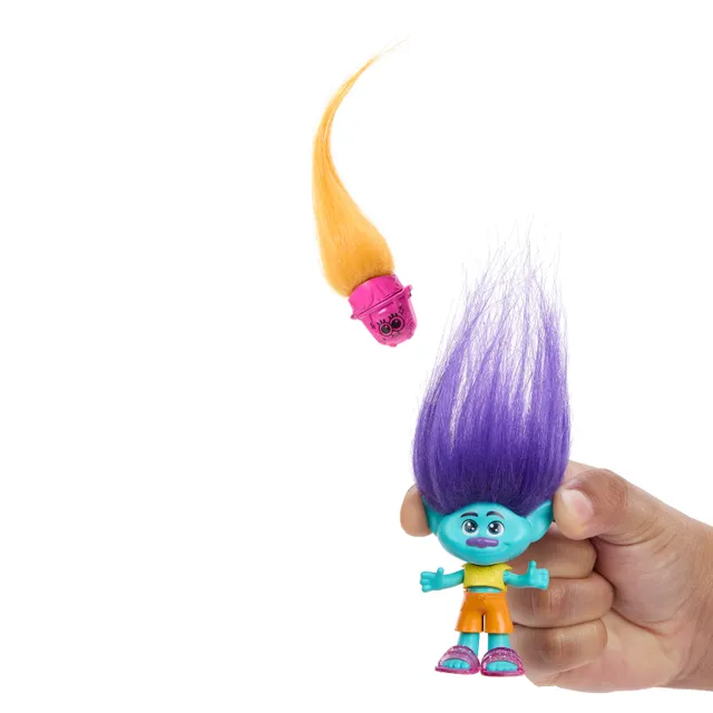 Dreamworks Trolls Band Together Hair Pops Branch Small Doll & Accessories