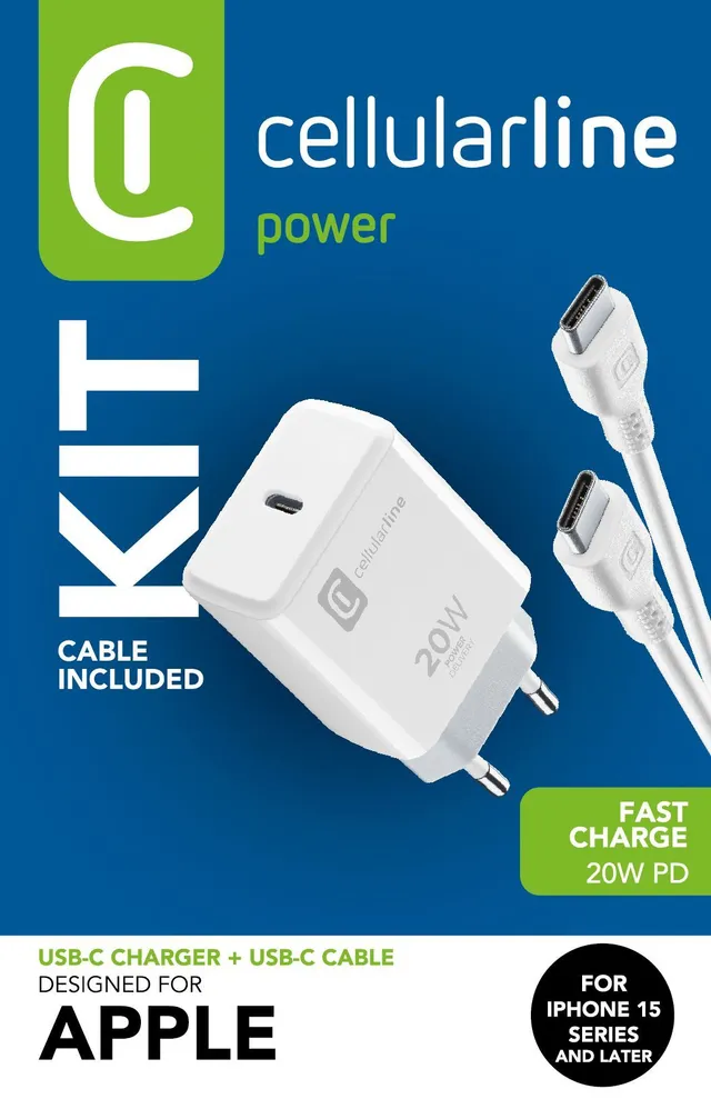 line power adapter - 24 pin USB-C - 20 Watt