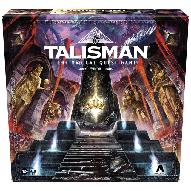 Hasbro Gaming Talisman: The Magical Quest-brädspel, 5:e utgåvan, Brädspel, Strategi, 12 År