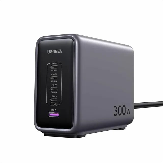 300W Desktop Charger 5 portar
