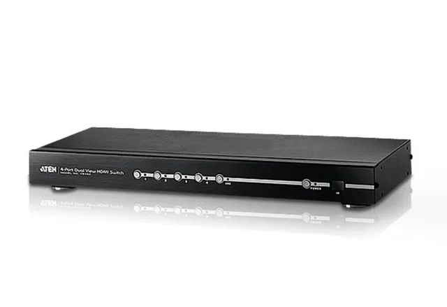 VanCryst VS482 4-Port Dual View HDMI Switch -