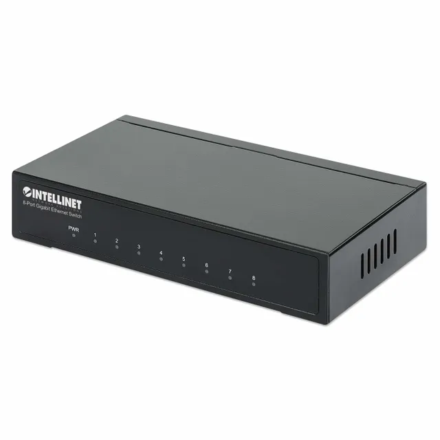 8Port 10/100/1G nätverksswitch
