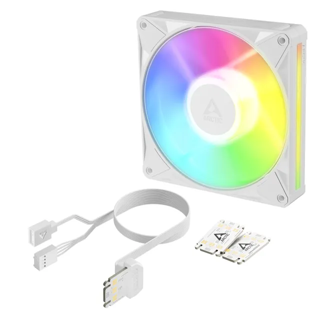 BioniX P14 A-RGB - Chassi fläkt - 140mm - Vit med RGB LED