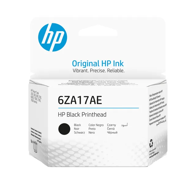 Skrivarhuvud HP Svart 6ZA17AE till Smart Tank 51X, 67X, 70XX, 72X, 73XX, 75X, 76XX, 790, Plus 55X