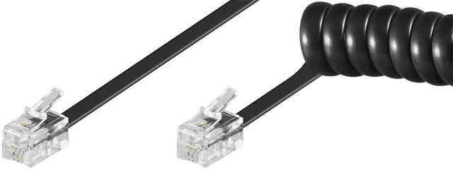 - Telefonkabel - RJ-10 (hane) till RJ