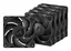 P12 Pro PWM Svart PST 120mm 5-pack
