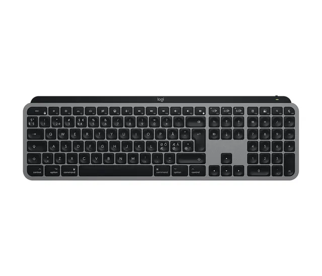 MX Keys S for MAC - Space Grey - Tangentbord - Nordisk - Grå