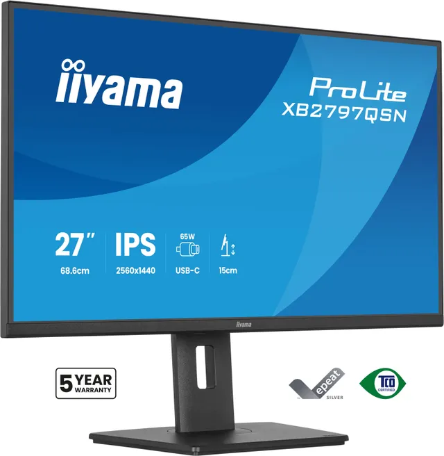 27" iiyama ProLite XB2797QSN-B1 - LED monitor - 27"
