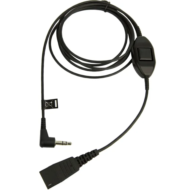 Jabra Kuulokkeiden kaapeli - Pikairrotus (uros) to stereo mini jack (uros) malleihin Alcatel 8 Series IPTouch 4038, 4068
