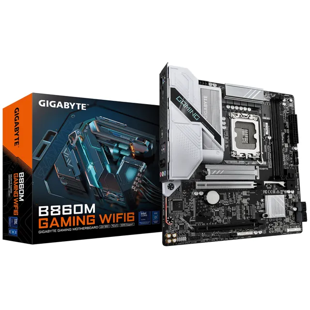 B860M GAMING WIFI6 Moderkort - Intel B860 - Intel LGA1851 - DDR5 RAM - Micro-ATX
