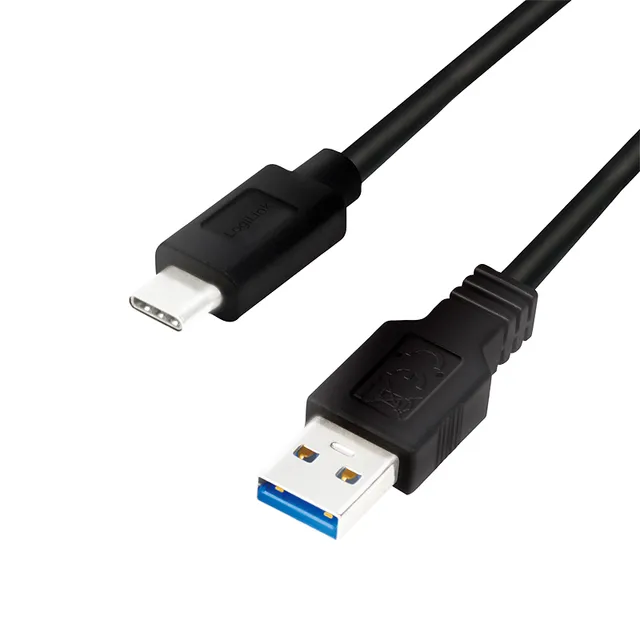 CU0168, 1 m, USB A, USB C, USB 3.2 Gen 1 (3.1 Gen 1), 5 Gbit/sek, Svart