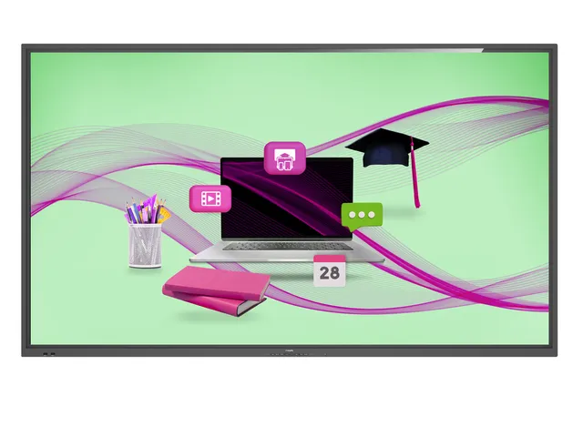 86BDL4052E - 86" Diagonal klass (85.6" visbar) - E-Line LED-bakgrundsbelyst LCD-skärm - interaktiv digital skyltning - med pekskärm (multitouc