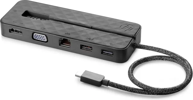 USB-C mini Dock - USB-C - VGA HDMI - 1GbE