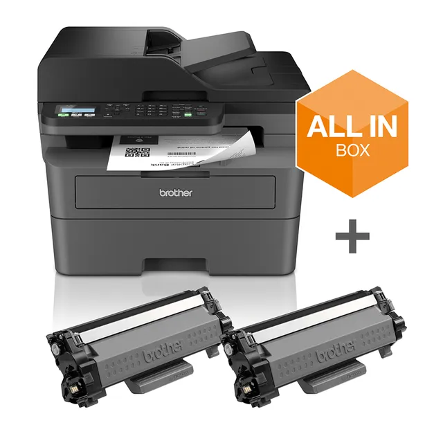 MFC-L2827DWXL - multifunction printer - B/W Multifunktions - Monochrome - Laser