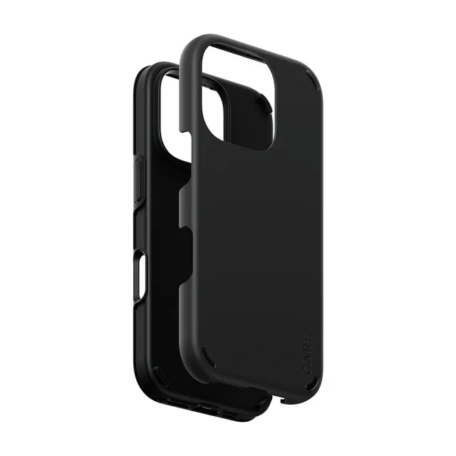 CARE by PanzerGlass Case Feature Double Defence Black iPhone 16 Pro