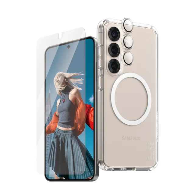 CARE by PanzerGlass Flagship 3-in-1 Bundle Samsung Galaxy S25