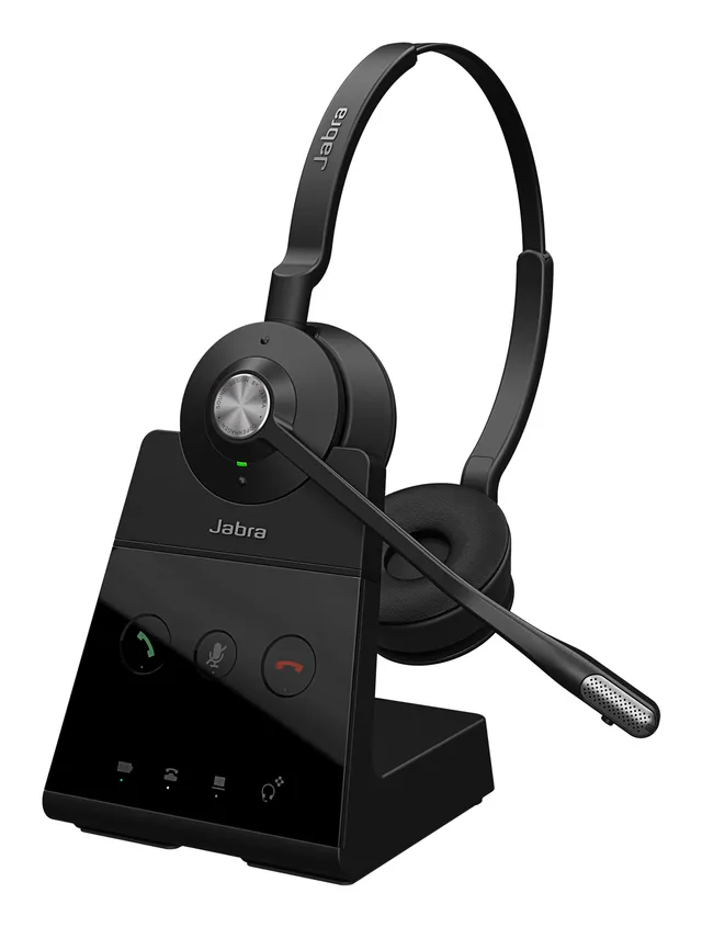 Engage 65 SE Stereo (Low Power) - Headset - på örat - DECT - trådlös - Zoomcertifierad, Google Meet-certifierad, Amazon Chime-certifierad, Certi