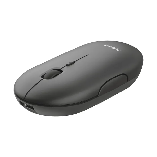 Puck Ultra-Thin Trådlös Mus - Svart