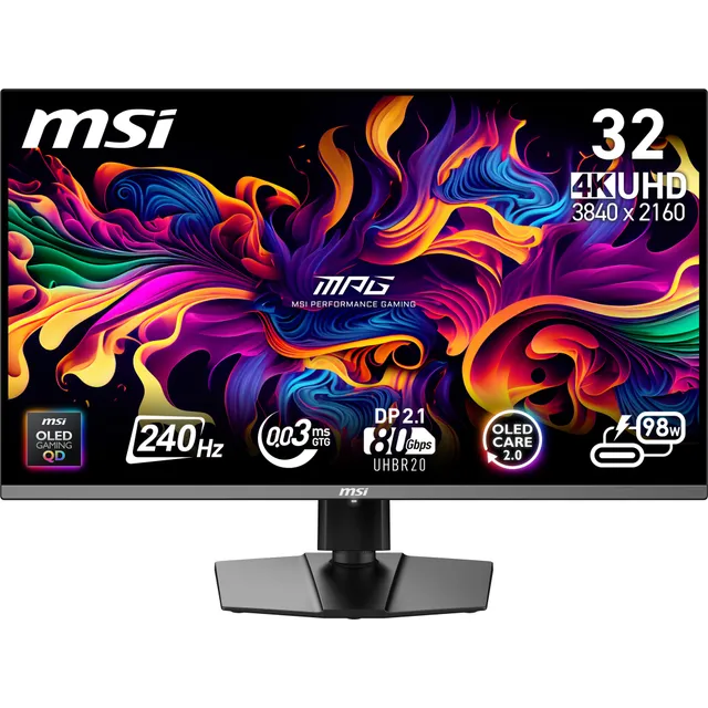 MPG 322URX QD-OLED / 31,5'' / 3840 x 2160 / 240Hz
