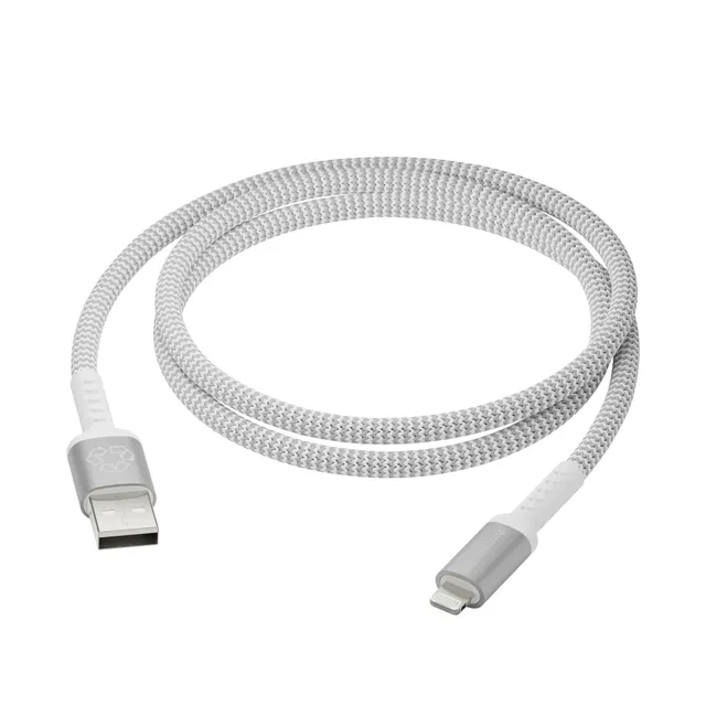 dbramante1928 re-charge - Lightning-kabel - USB hane till Lightning hane - 1.2 m - flätad, 100 % återvunnen plast
