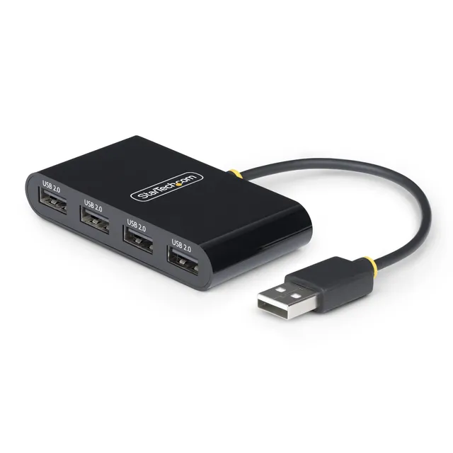 4-Port USB 2.0 Hub, USB Bus Powered,
