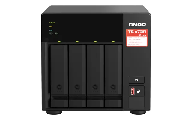 TS-473A - NAS-server - 4 fack - SATA 6Gb/s - RAM 8 GB - 2.5 Gigabit Ethernet