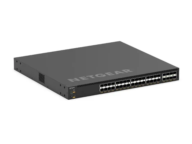 M4350 Series M4350-32F8V - Switch - L3 - Administrerad - 32 x 10 Gigabit SFP+ + 8 x 25 Gigabit SFP28 - främre till bakre luftflöde - rackmonte