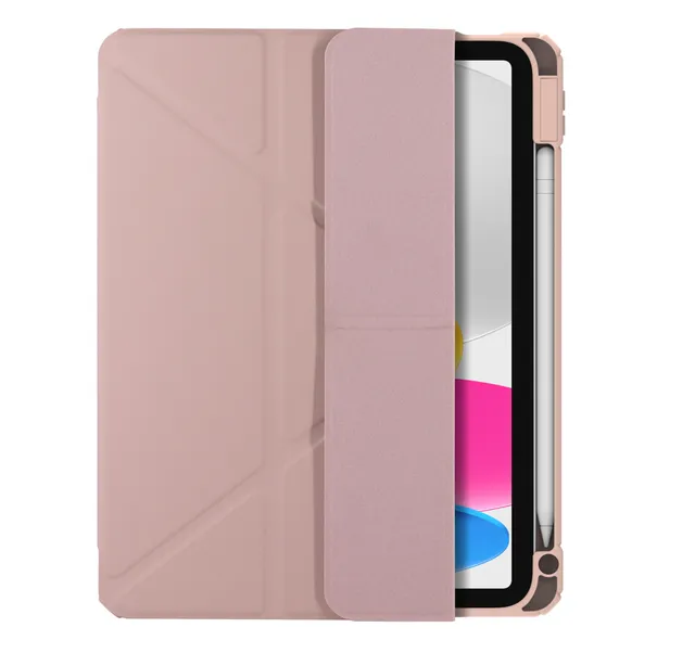 dbramante1928 London - Vikbart fodral för surfplatta - rosa sand - för Apple 10.9-inch iPad (10:e generation)