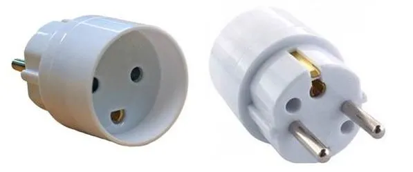 - Adapter för effektkontakt - Typ F (