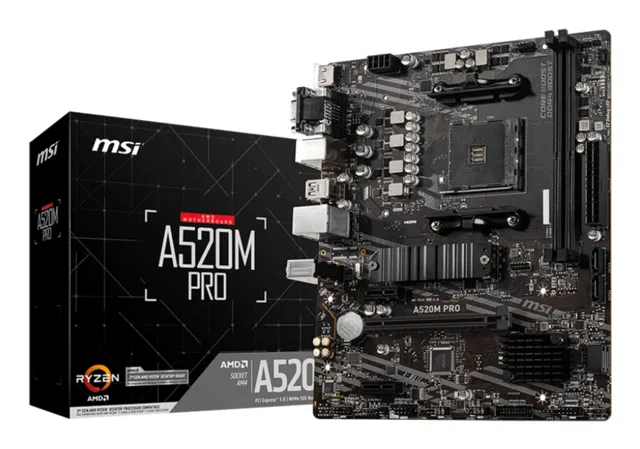 A520M PRO - Moderkort - micro ATX - Socket AM4