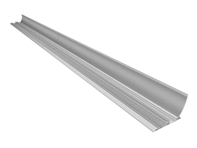 M - Kabelskydd - 139 mm bred, aluminium - golvmontering - 2.2 m - svart