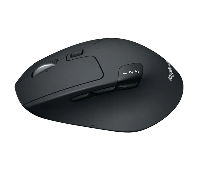 M720 Triathlon - Mouse - Optic - 7 knappar - Svart