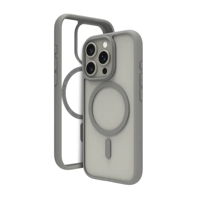 dbramante1928 Grenen - Baksidesskydd för mobiltelefon - MagSafe-kompatibilitet - plast - titan - för Apple iPhone 16 Pro Max