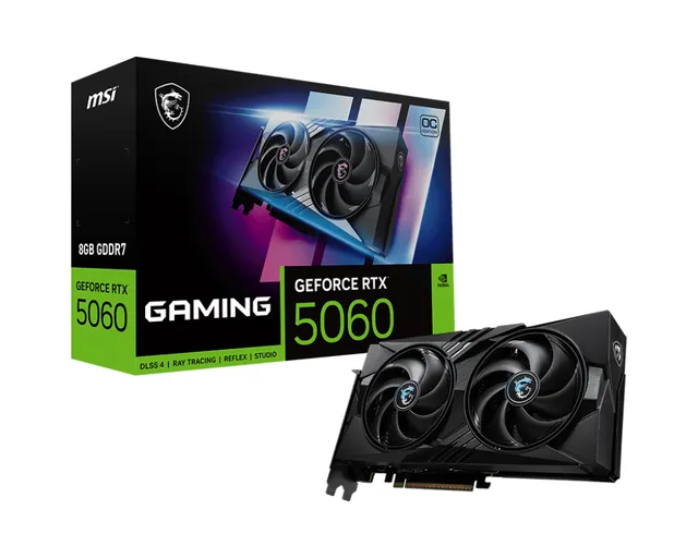GeForce RTX 5060 GAMING OC - 8GB GDDR7 RAM - Grafikkort