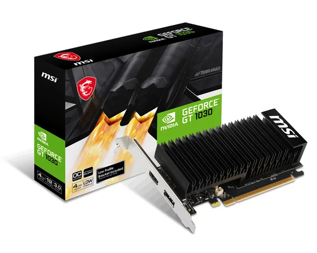 GeForce GT 1030 - 4GB DDR4 SDRAM - Grafikkort