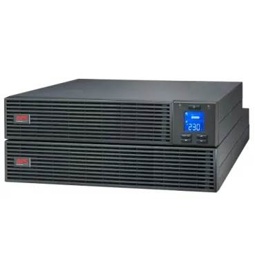 Easy UPS On-Line - UPS (kan monteras i rack) - förlängd drifttid - AC 220/230/240 V - 2700 watt - 3000 VA - 1-fas - Bly-syra - USB, serial - utgångskontakter: 7 - 4U - Europa - svart, RAL 7010
