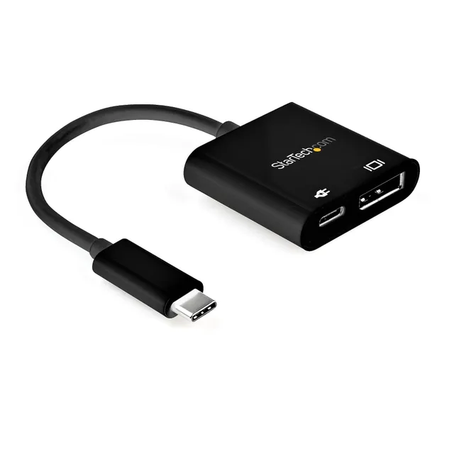 USB-C till DisplayPort-adapter med strömförsörjning - 8K 30 Hz - USB-/DisplayPort-adapter - USB-C (hane) till DisplayPort, USB-C (hona) - Thu