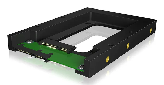 ICY BOX IB-2538StS - Adapter för lagringsfack - 3,5 till 2,5 tum - svart