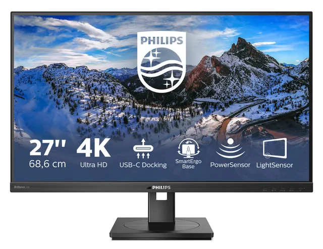 27" Philips P-line 279P1 - 3840x2160 (4K) - 60Hz - IPS - 90W USB-C
