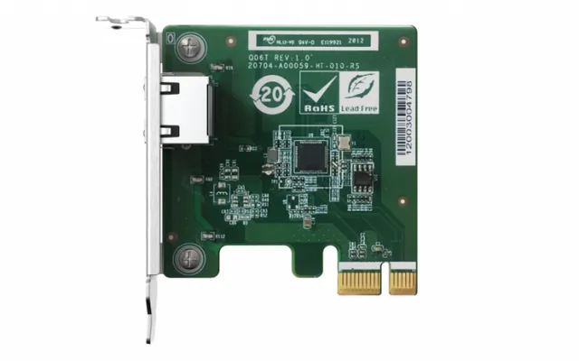QXG-2G1T-I225 - Nätverksadapter - PCIe 2.0 - 2.5GBase-T x 1 - för QNAP QGD-1600, TDS-16489U R2, TS-1232, 473, 832, 853, 877, 977, TVS-2472, 673,