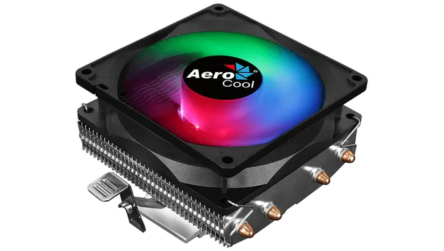 PGS Air Frost 4, 90 mm RGB -prosessorijäähdytin, musta