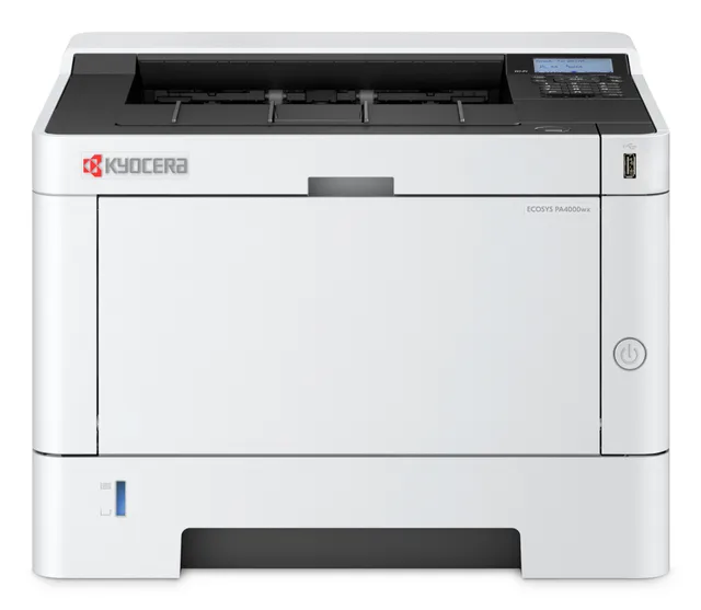 ECOSYS PA4000wx - Skrivare - svartvit - Duplex - laser - A4/Legal - 1200 x 1200 dpi - upp till 40 sidor/minut - kapacitet: 350 ark - USB 2.0, Gigabit LAN, USB-värd, Wi-Fi(ac)