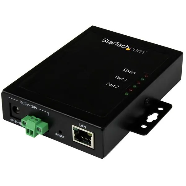 2 Port Serial-to-IP Ethernet Device Serv