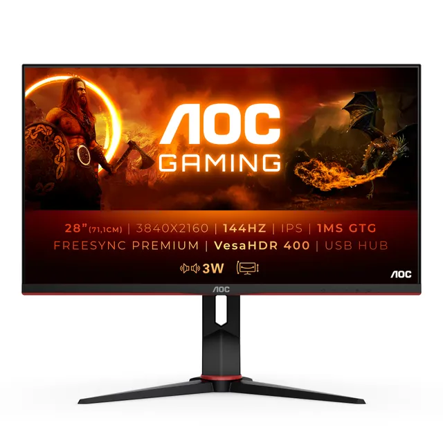 U28G2XU/Bk 28" 4K UHD gamingskärm