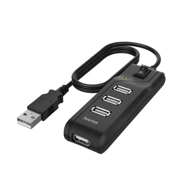 - Hubb - 4 x USB 2.0 - skrivbordsmodell