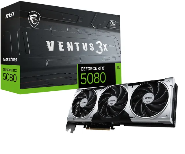GeForce RTX 5080 16G VENTUS 3X OC PLUS