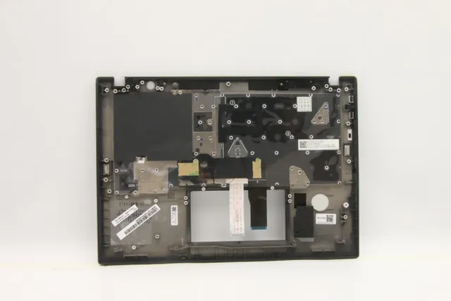 Chicony - Ersättningstangentbord för bärbar dator - med Trackpoint - bakgrundsbelyst - QWERTY - italiensk - svart - FRU - med övre skydd - för ThinkPad T14s Gen 3 21BR, 21BS