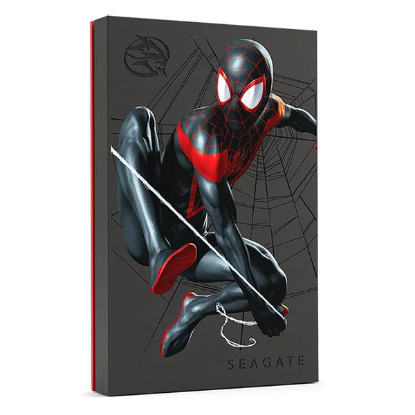 FireCuda STKL2000419 - Miles Morales Special Edition - hårddisk - 2 TB - extern (portabel) - USB 3.2 Gen 1 - med 2 års Seagate Rescue Data Rec