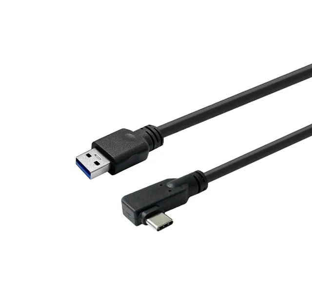 - USB-kabel - 24 pin USB-C (hane) vinklad