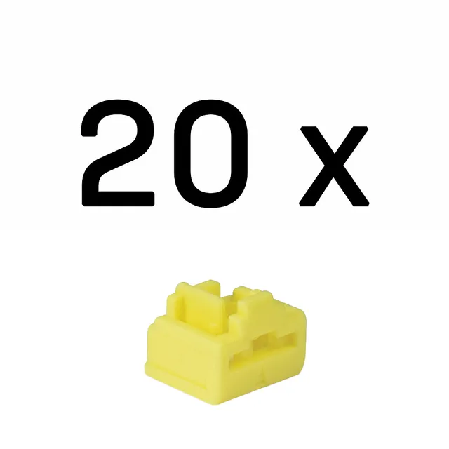 - LAN-portblockerare - gul (paket om 20)